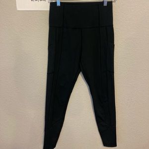 love her shop size medium black leggings w pockets
